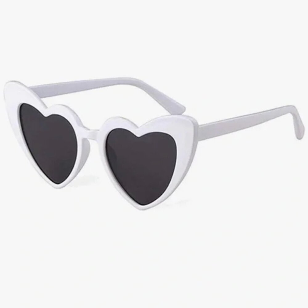 White Heart Sunglasses